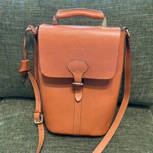 NEW Boldrini Selleria handbag/crossbody tan leather natural